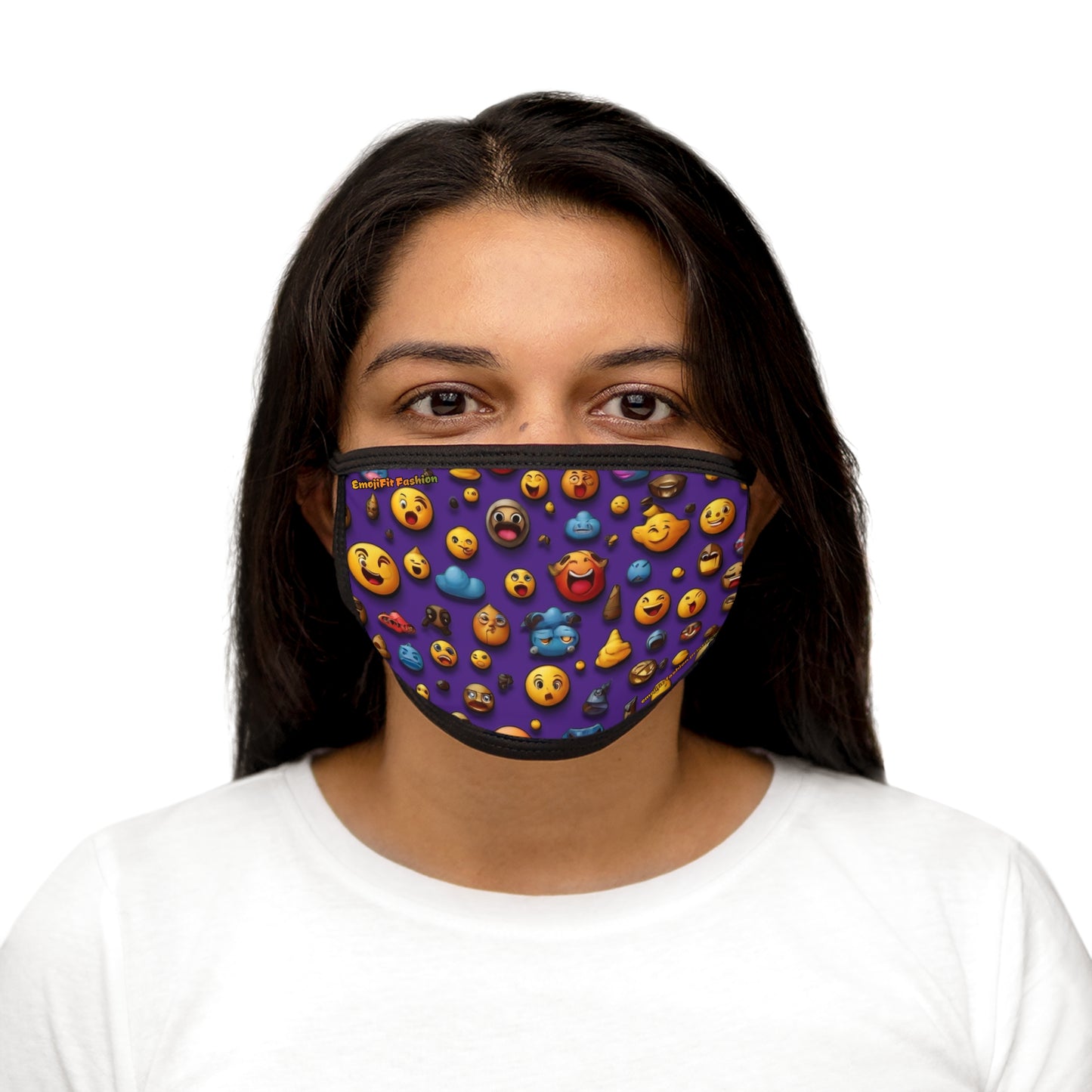 Mixed-Fabric Face Mask - v2.1 - Purple